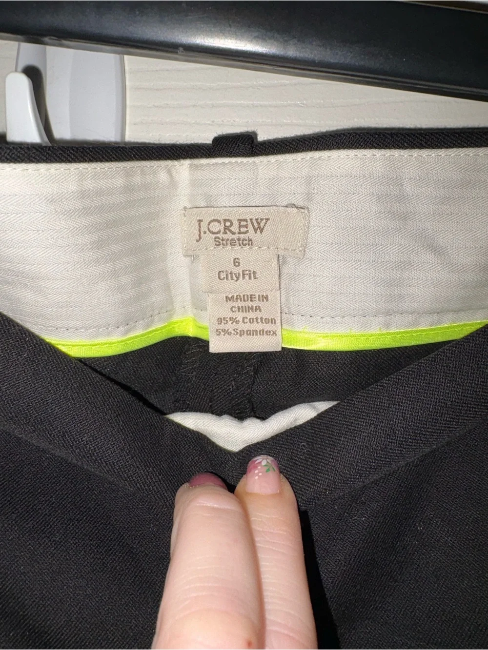 J.Crew City Fit Black Capris